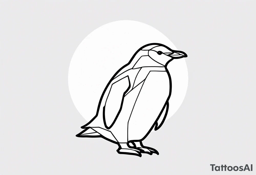 Penguin tattoo idea