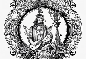 hanged man tattoo idea