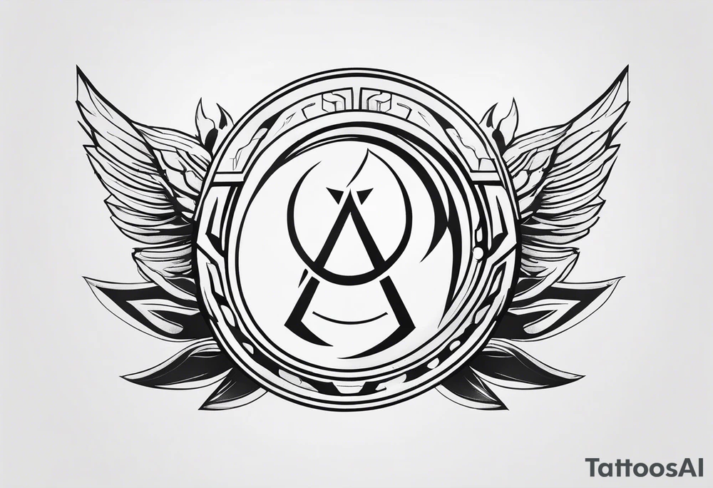 Ancient spartan symbol tattoo tattoo idea