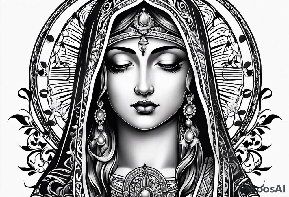 Holy Virgin tattoo idea