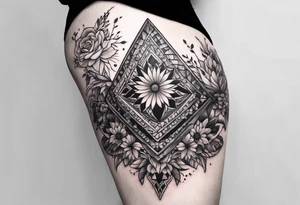 self love and self growth tattoo idea