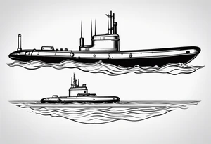 US NAVY SUBMARINE tattoo idea