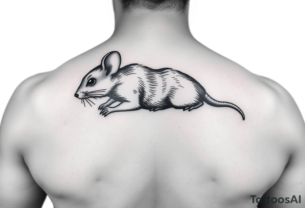 Make ma a mouse driving bmw tattoo idea