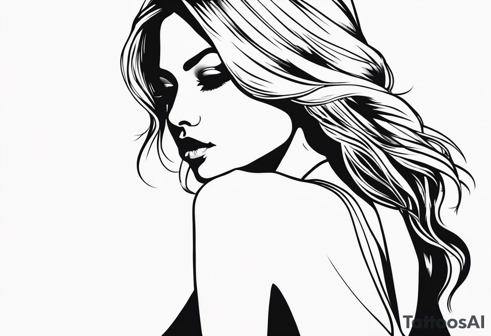 hot girl tattoo tattoo idea