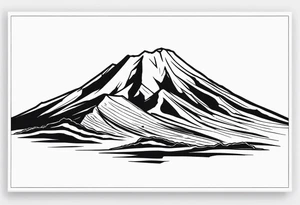 Mount etna tattoo idea