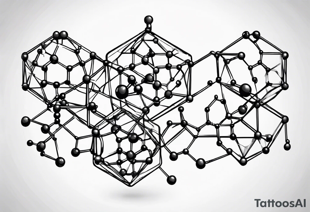 Molecular structure of,methamphetamine tattoo idea