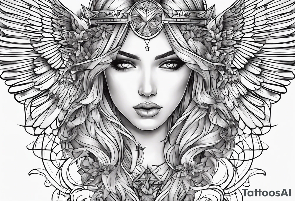 Angels tattoo idea