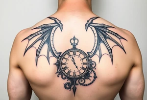 Shinigami with a clock tattoo idea