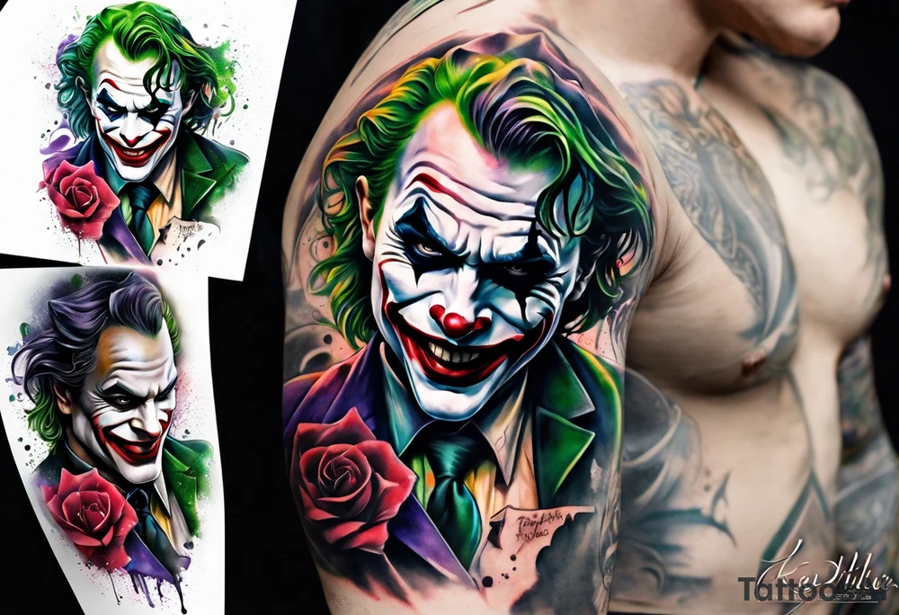 Joker 
Sleeve tattoo idea