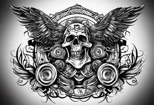 music related tattoo idea