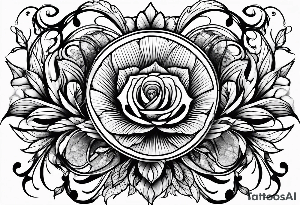 black veins tattoo idea