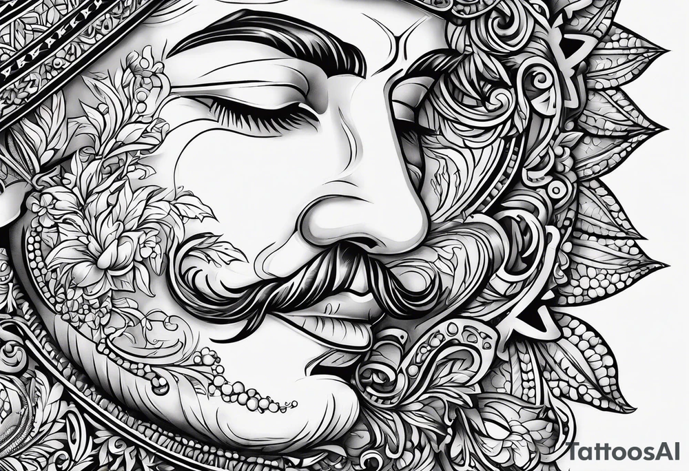 letters: "MRBG" underlined, equally separated
simple, clear, plain, unadorned, no background tattoo idea