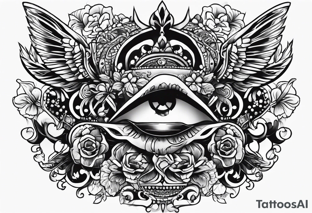 Rock a billy tattoo idea