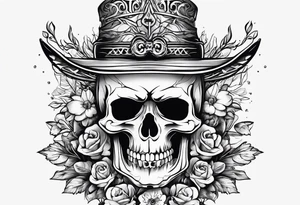 simple skeleton tattoo idea