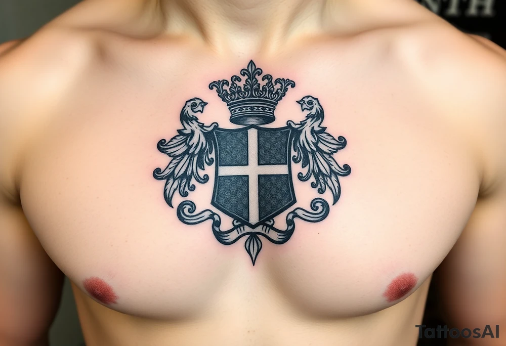 Smith, Irish family crest. whole chest tattoo idea