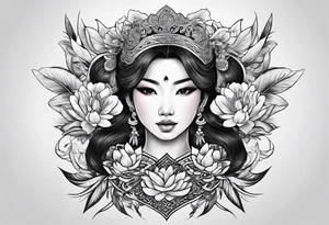 Vietnamese traditional tattoo idea