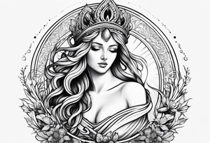 the virgo sign tattoo idea