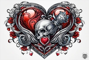 52, heart tattoo idea