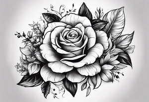 animal, flowers. For remember the death, my dad. and the futur, for being strong tattoo idea