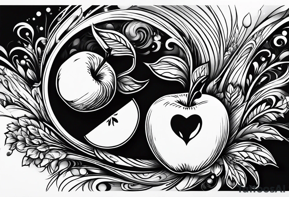 Apple, “Apple of my eye” tattoo idea