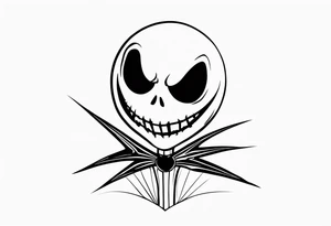 Jack Skellington with 07/06/2023 tattoo idea