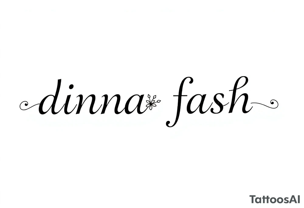 dinna fash. Sassanach. Style celtic. Minimaliste. Simple flower Monocotylédones tattoo idea