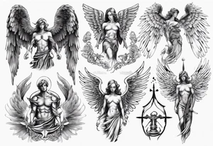 Archangel tattoo idea