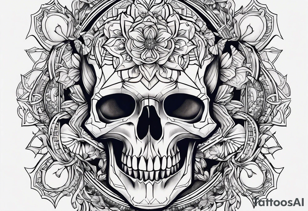 bone tattoo idea