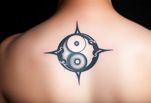 Yin yang with the 5 elements tattoo idea