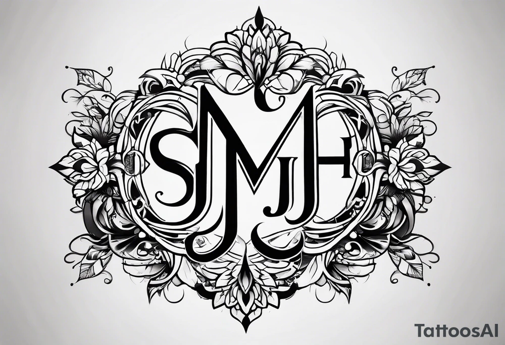 Initials written on my wrist s c h j tattoo idea