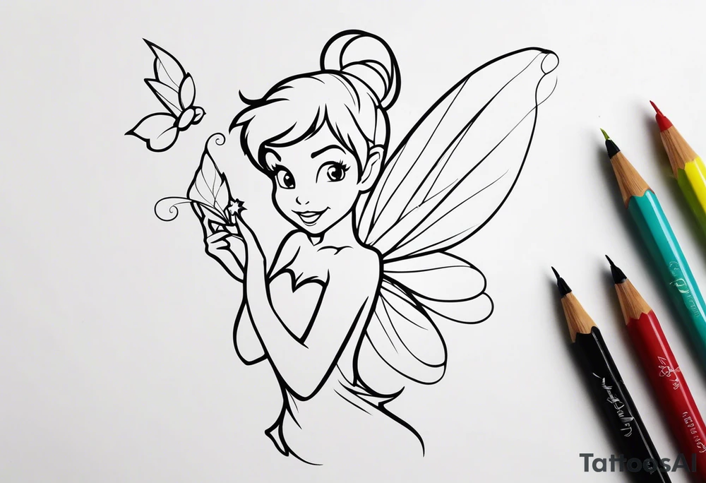 Tinker Bell tattoo idea