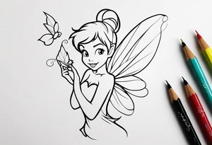 Tinker Bell tattoo idea