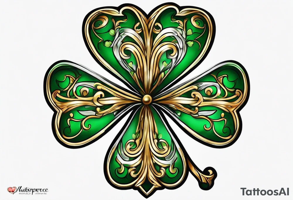 Shamrock Ireland travel love tattoo idea