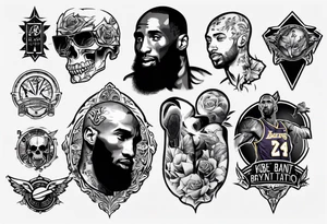 kobe bryant tattoo idea