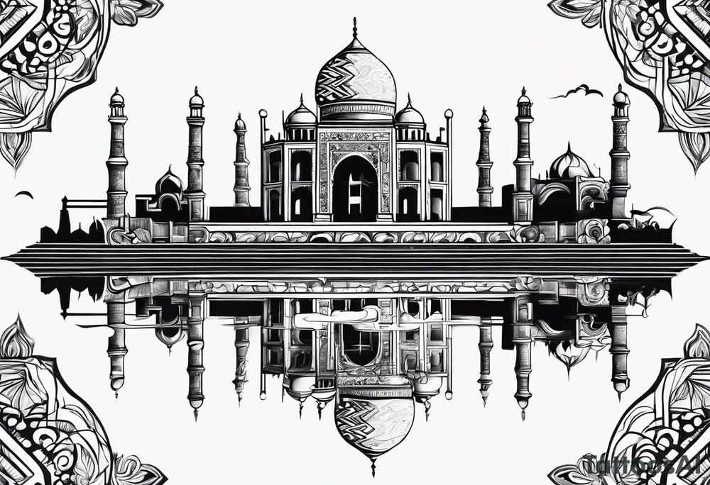 Travel the world tattoo idea