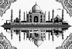 Travel the world tattoo idea