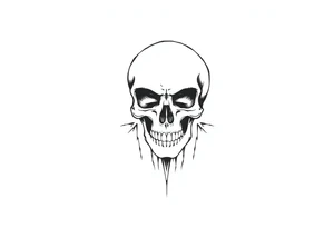 soldier skull tattoo idea