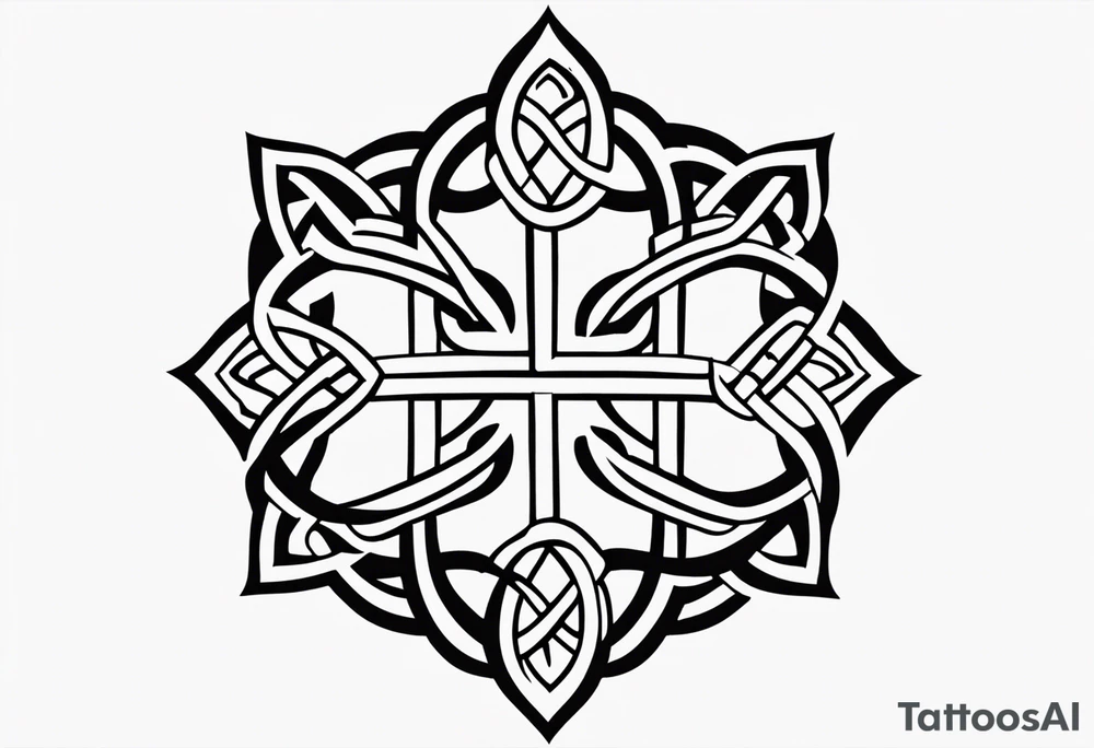 Celtic knot design. tattoo idea