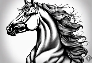horse tattoo idea