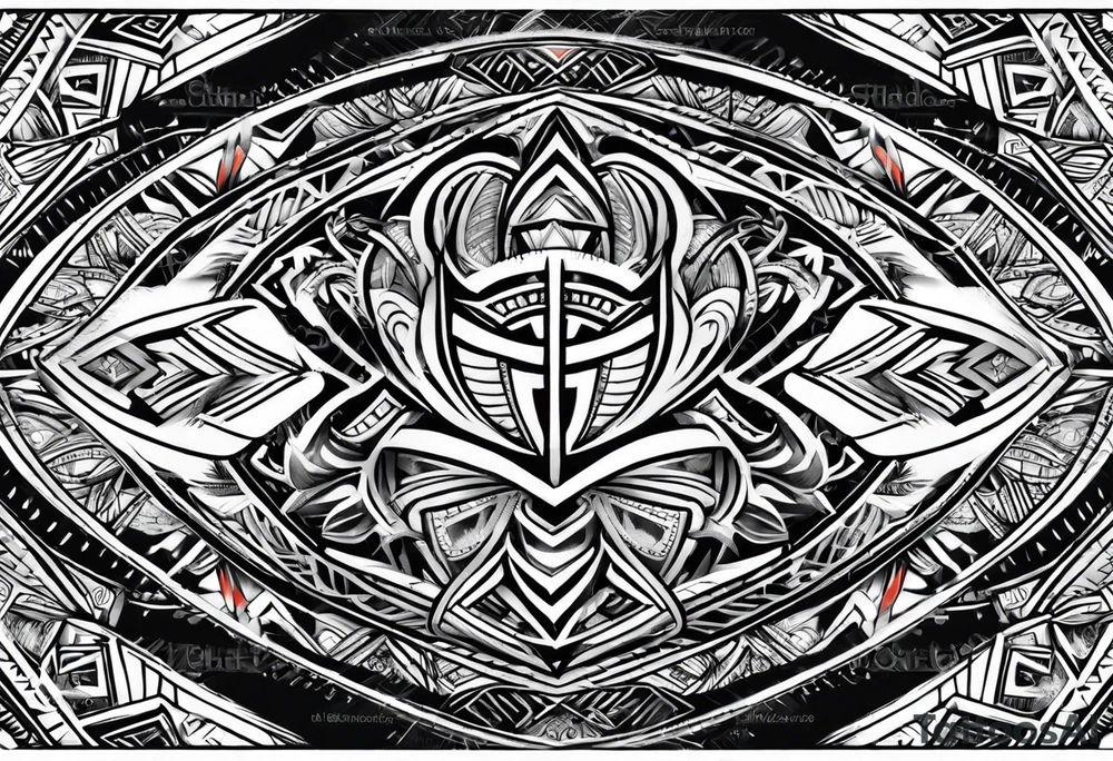 Samoan pe'a inspired back tattoo tattoo idea