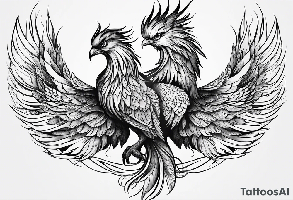 Phoenix tattoo idea