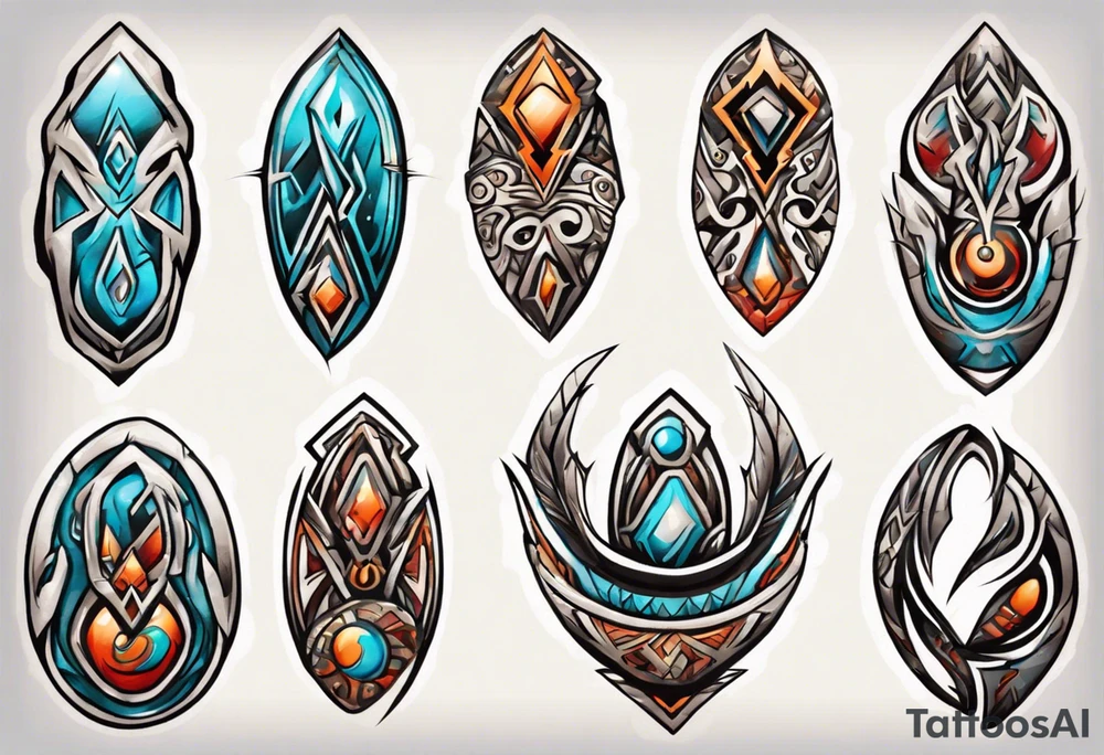 Stones tattoo idea