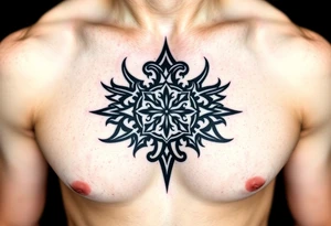 Smith Irish family crest full chest tattoo tattoo idea