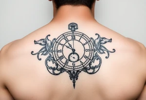 Timeclock Gemini tattoo idea