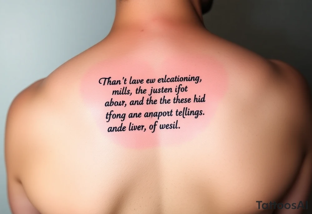 Quotes tattoo idea