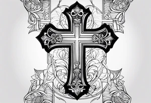 cross, , bible tattoo idea