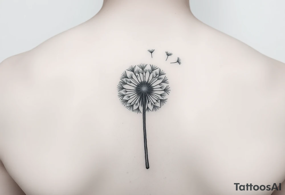 Dandelion tattoo idea