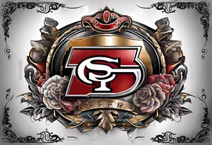 49er logo tattoo idea