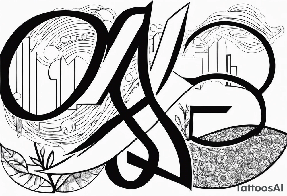 Use the word resilience and the infinite sign to represent 2 boys and 1 mom tattoo idea