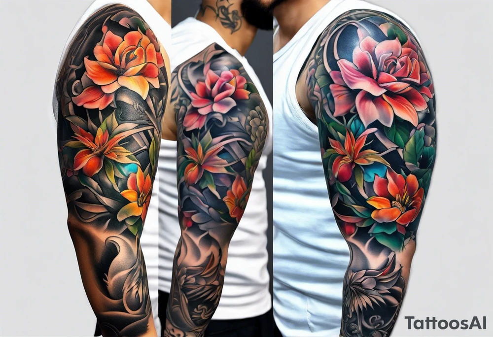 Sleeve tattoo idea